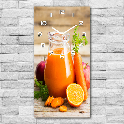 Horloge rectangulaire verticale Jus de fruit