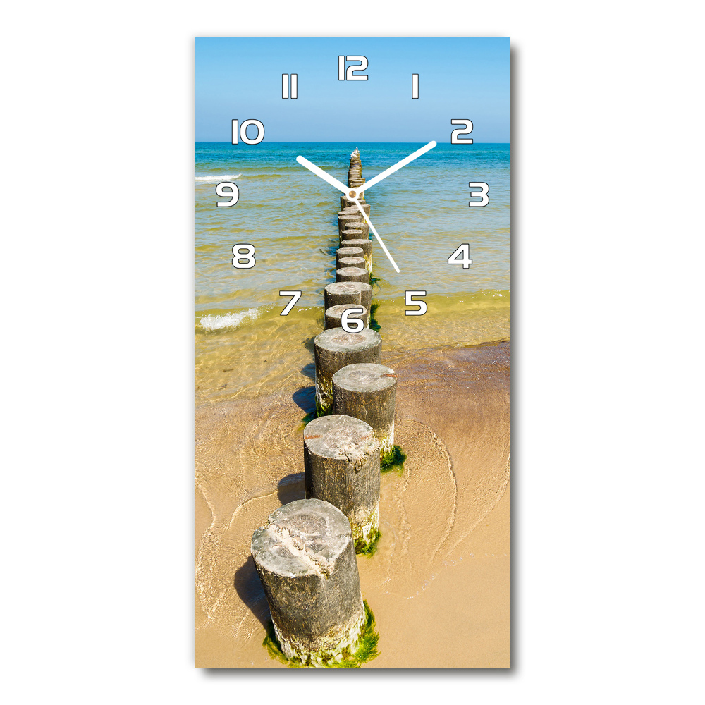 Horloge rectangulaire verticale Brise-lames