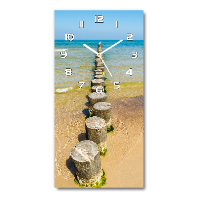 Horloge rectangulaire verticale Brise-lames