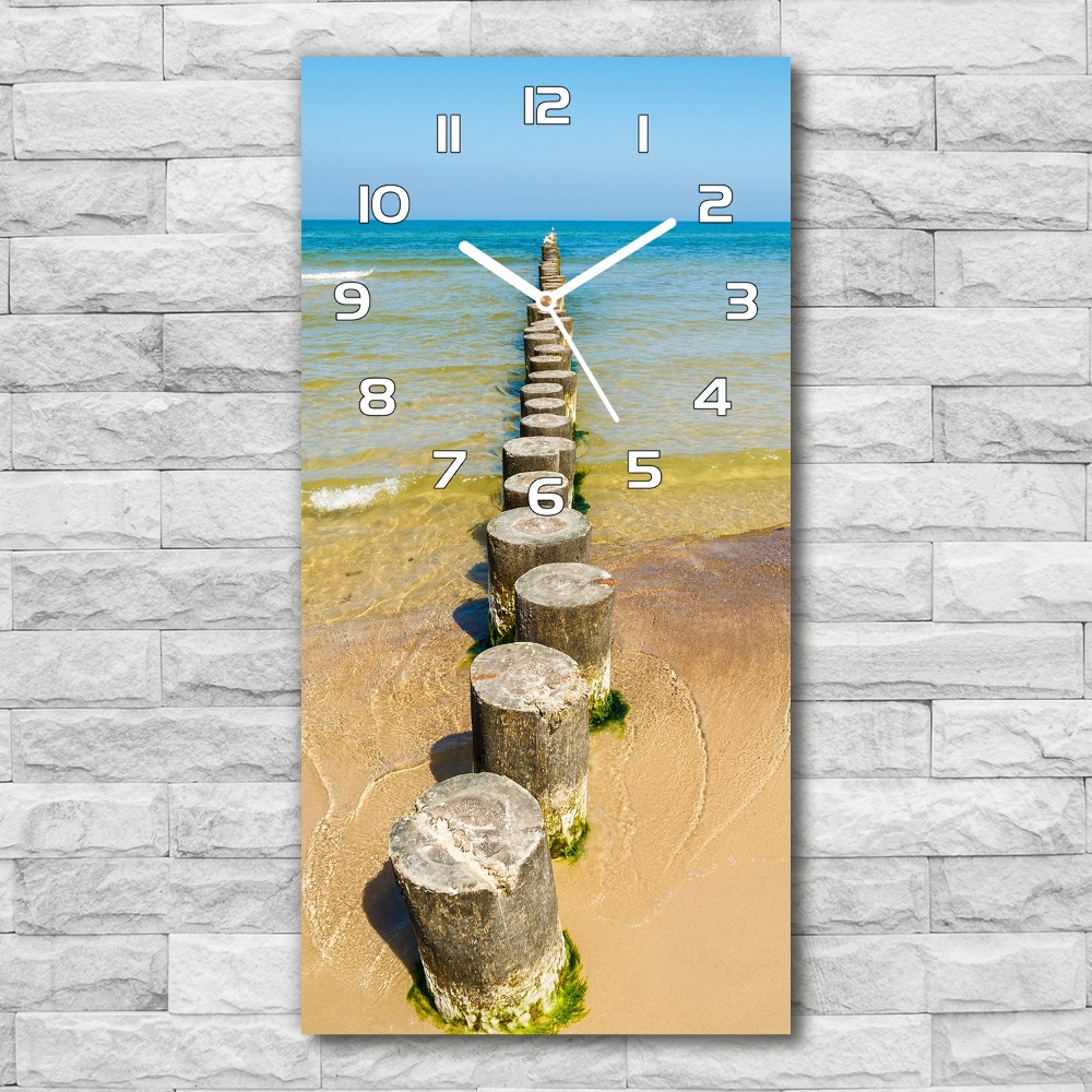 Horloge rectangulaire verticale Brise-lames