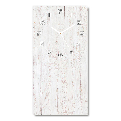 Horloge rectangulaire verticale Fond en bois