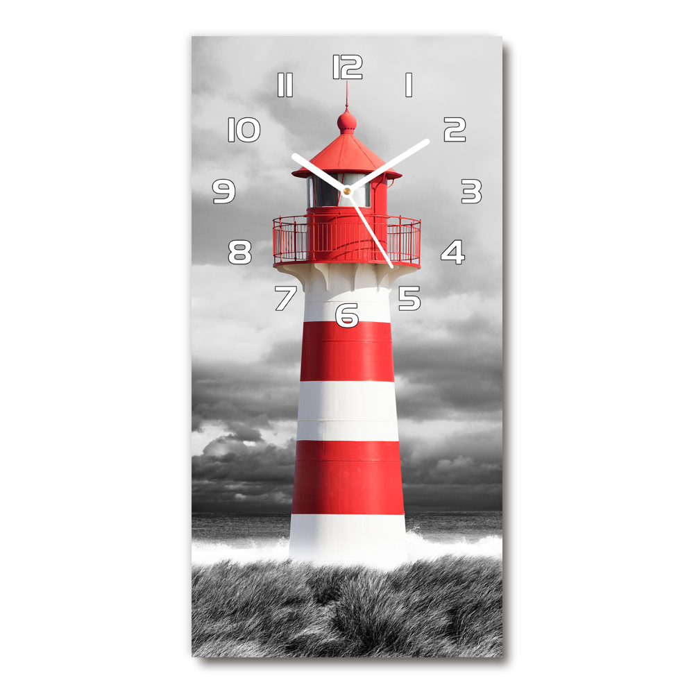 Horloge rectangulaire verticale Phare