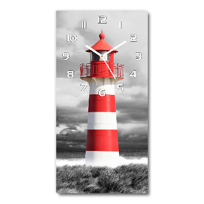 Horloge rectangulaire verticale Phare