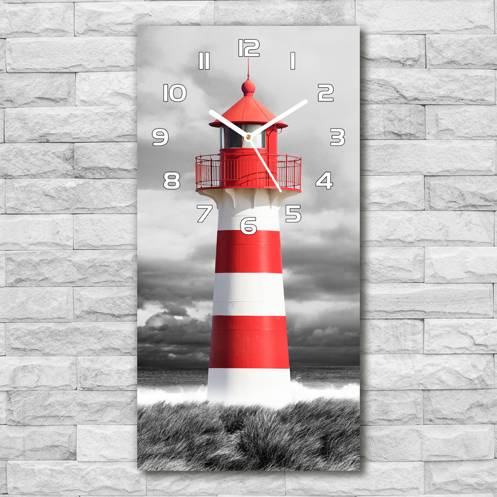 Horloge rectangulaire verticale Phare