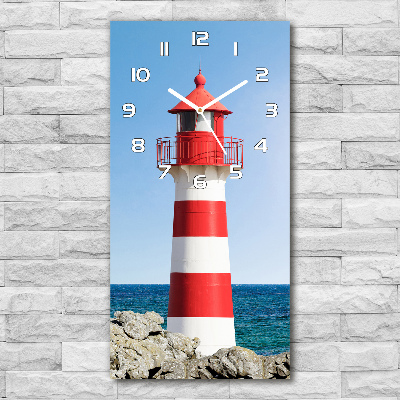 Horloge murale verticale Phare