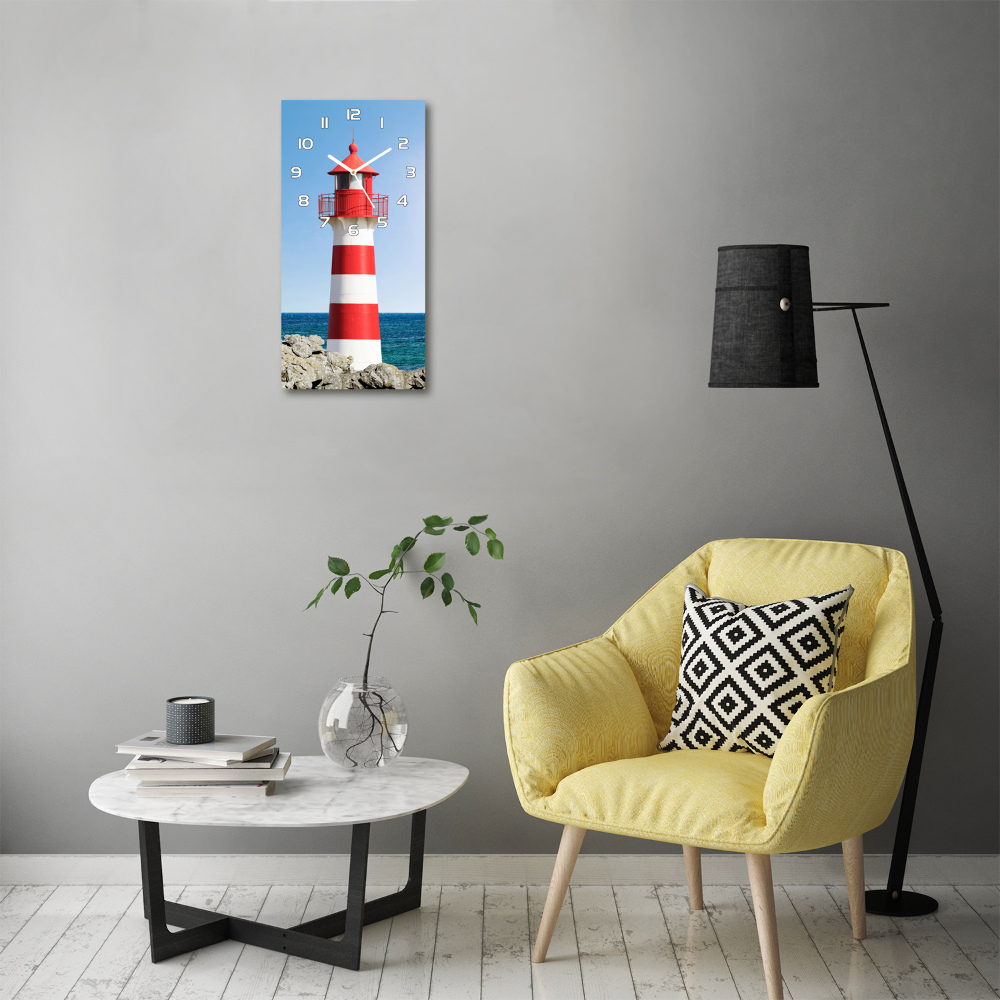 Horloge murale verticale Phare