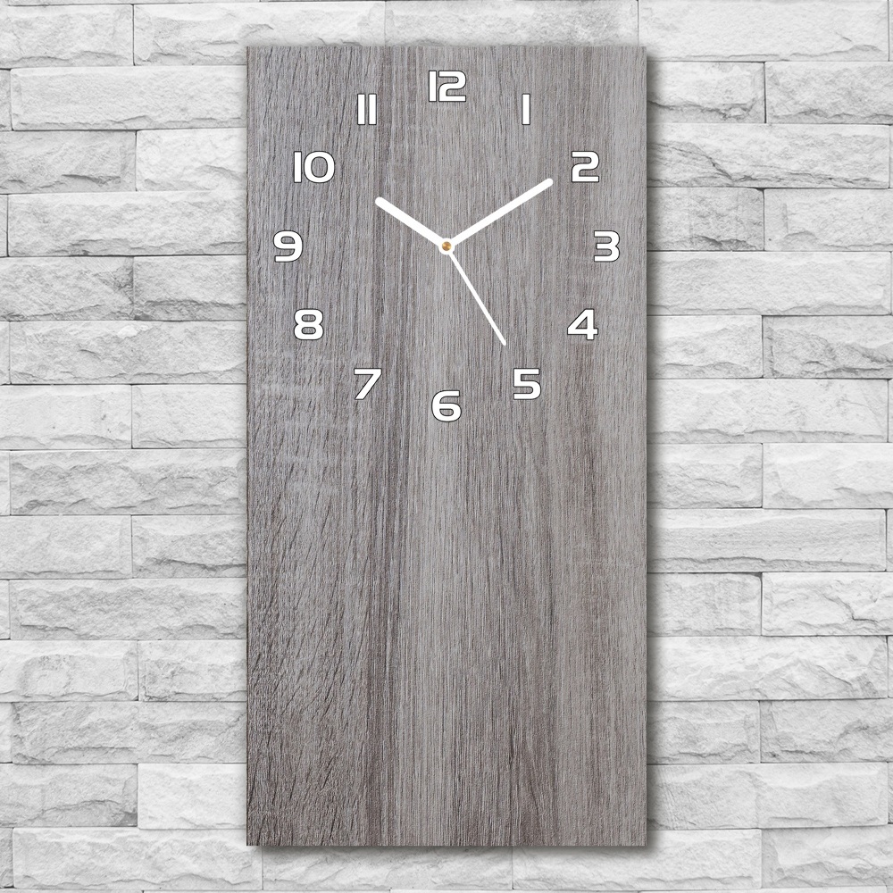 Horloge rectangulaire verticale Bois