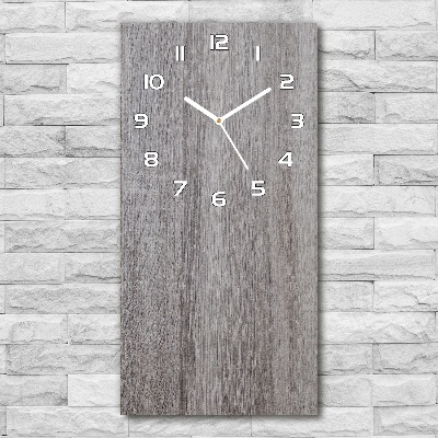 Horloge rectangulaire verticale Bois