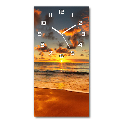 Horloge murale verticale Plage australienne