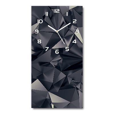 Horloge rectangulaire verticale Art abstrait