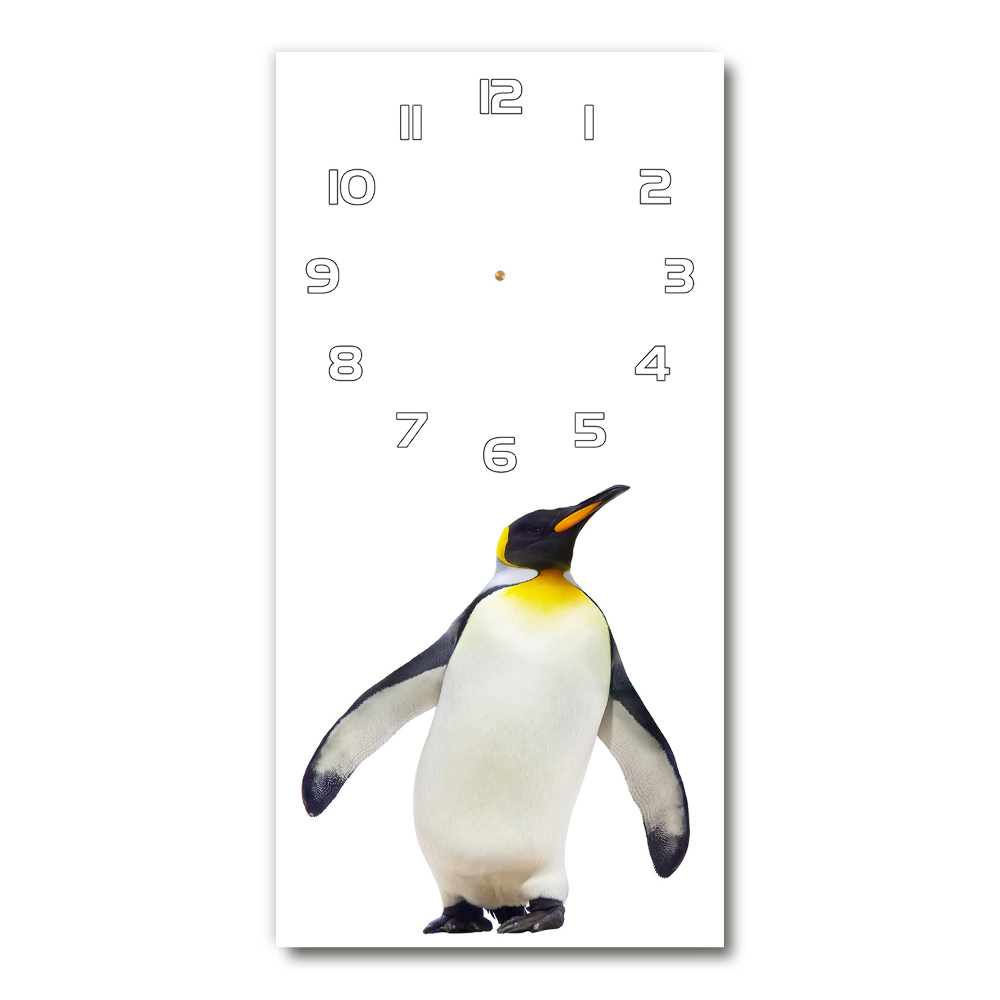 Horloge rectangulaire verticale Pingouin