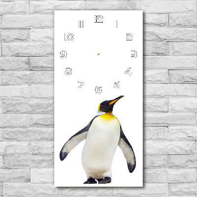 Horloge rectangulaire verticale Pingouin