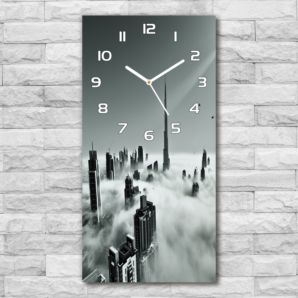 Horloge rectangulaire verticale Gratte-ciel