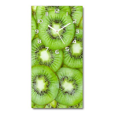 Horloge murale en verre rectangulaire Kiwi