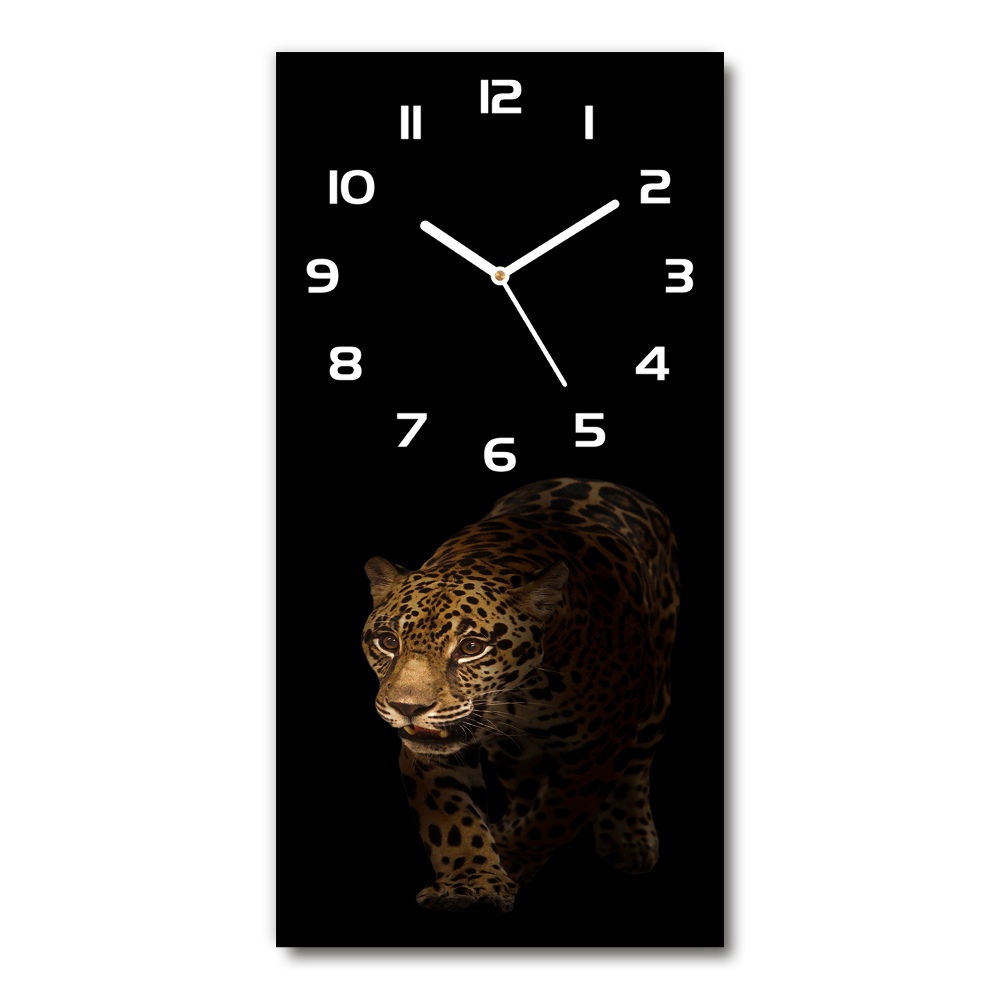 Horloge verticale en verre Jaguar