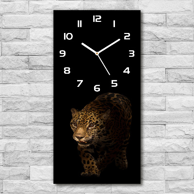 Horloge verticale en verre Jaguar