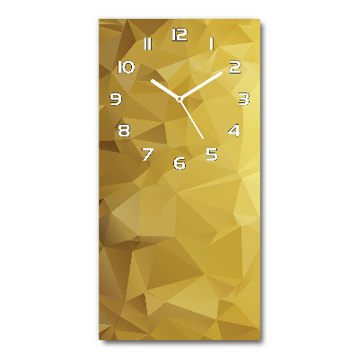 Horloge murale en verre rectangulaire Structure abstraite