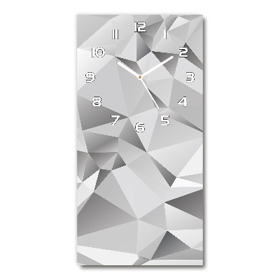Horloge rectangulaire verticale Abstraction 3D