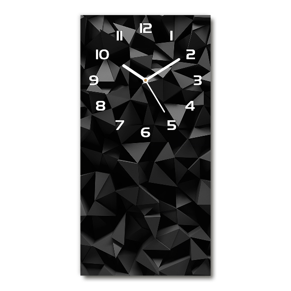 Horloge murale verticale Abstraction 3D