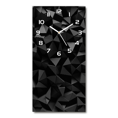 Horloge murale verticale Abstraction 3D