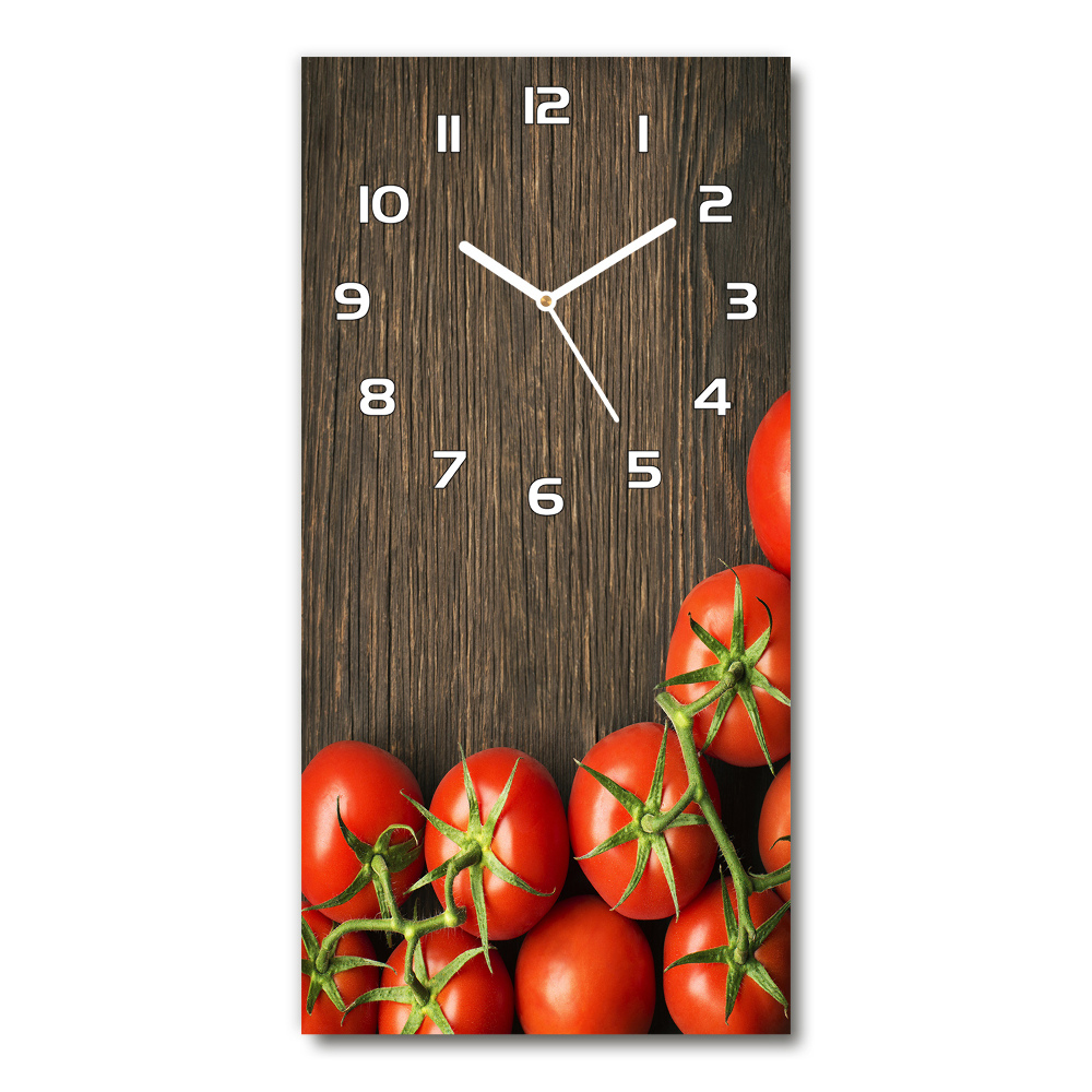 Horloge murale verticale Tomates