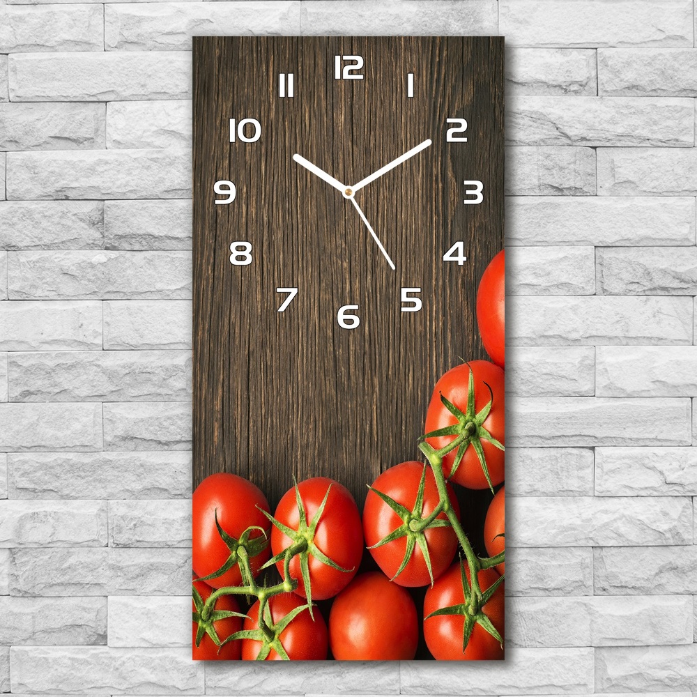 Horloge murale verticale Tomates