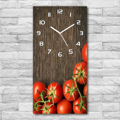 Horloge murale verticale Tomates