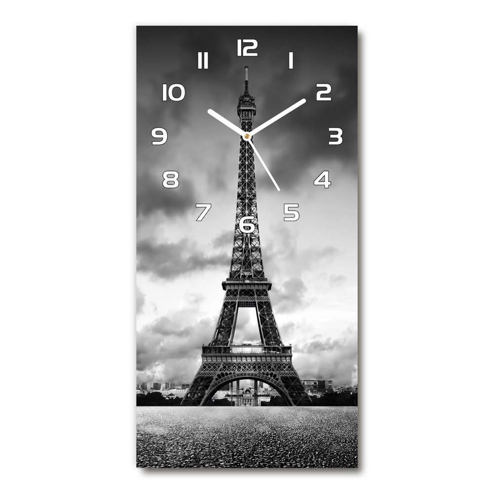 Horloge rectangulaire verticale Tour Eiffel