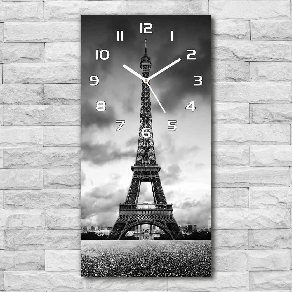 Horloge rectangulaire verticale Tour Eiffel