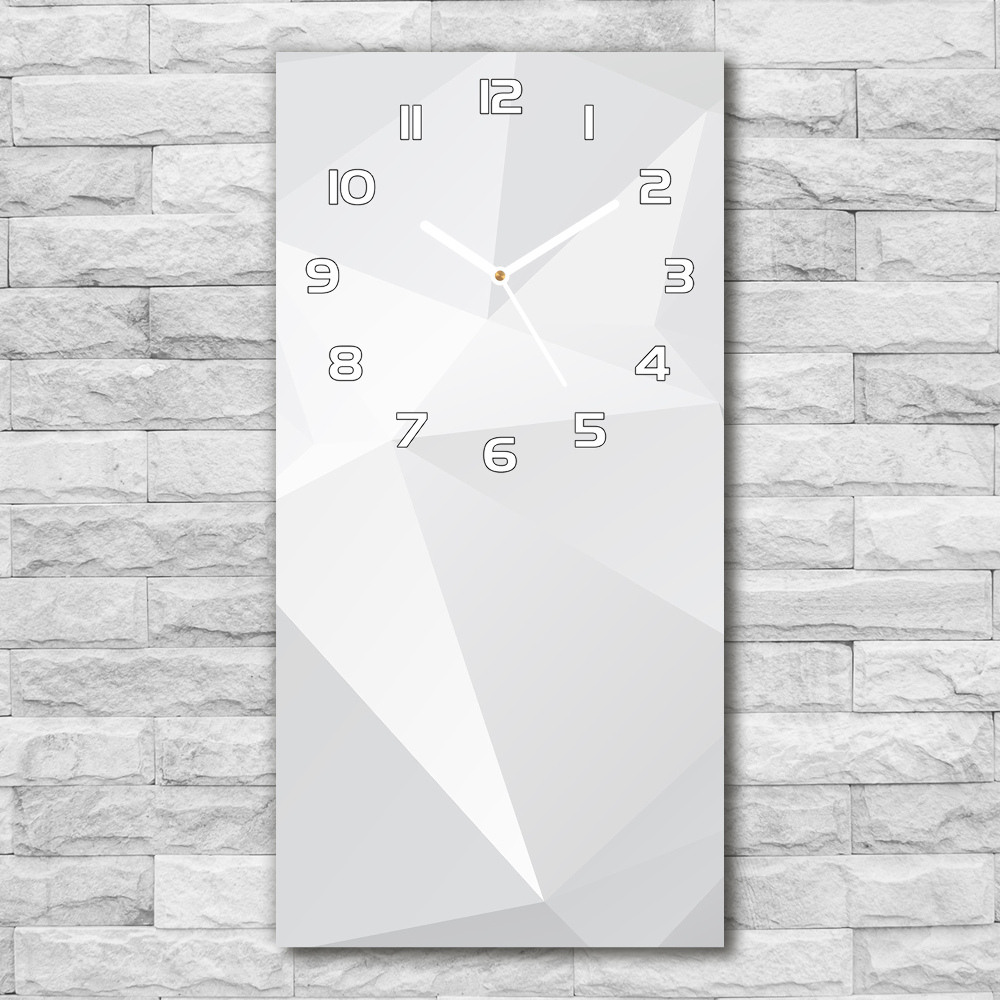 Horloge verticale en verre Fond abstrait