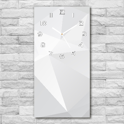 Horloge verticale en verre Fond abstrait