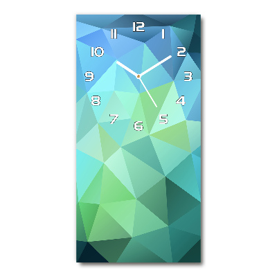 Horloge rectangulaire verticale Fond abstrait