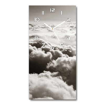 Horloge rectangulaire verticale Vol au-dessus des nuages