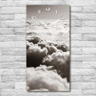 Horloge rectangulaire verticale Vol au-dessus des nuages