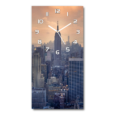 Horloge rectangulaire verticale Manhattan