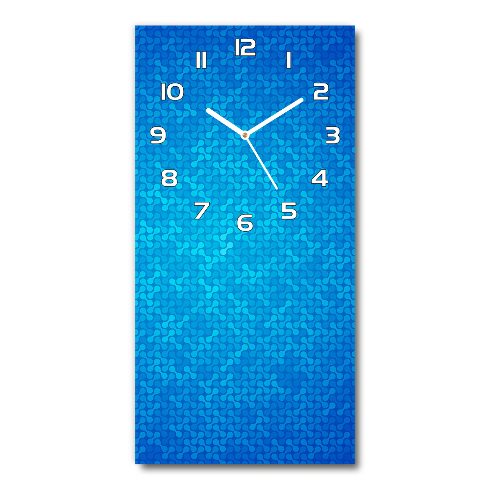 Horloge murale en verre rectangulaire Fond abstrait