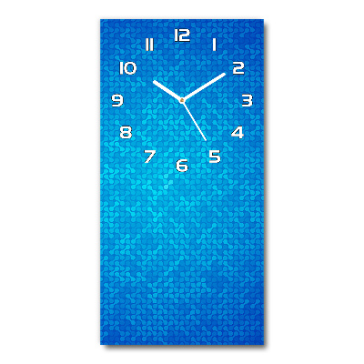 Horloge murale en verre rectangulaire Fond abstrait