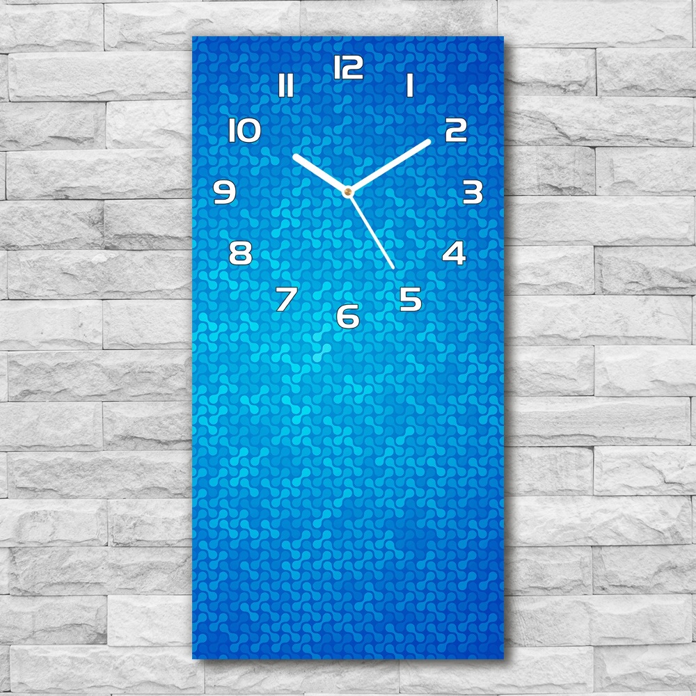 Horloge murale en verre rectangulaire Fond abstrait