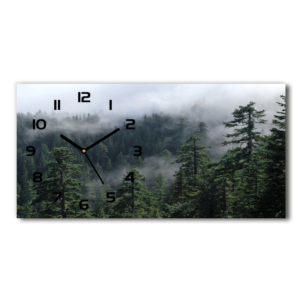 Horloge horizontale Brume de forêt