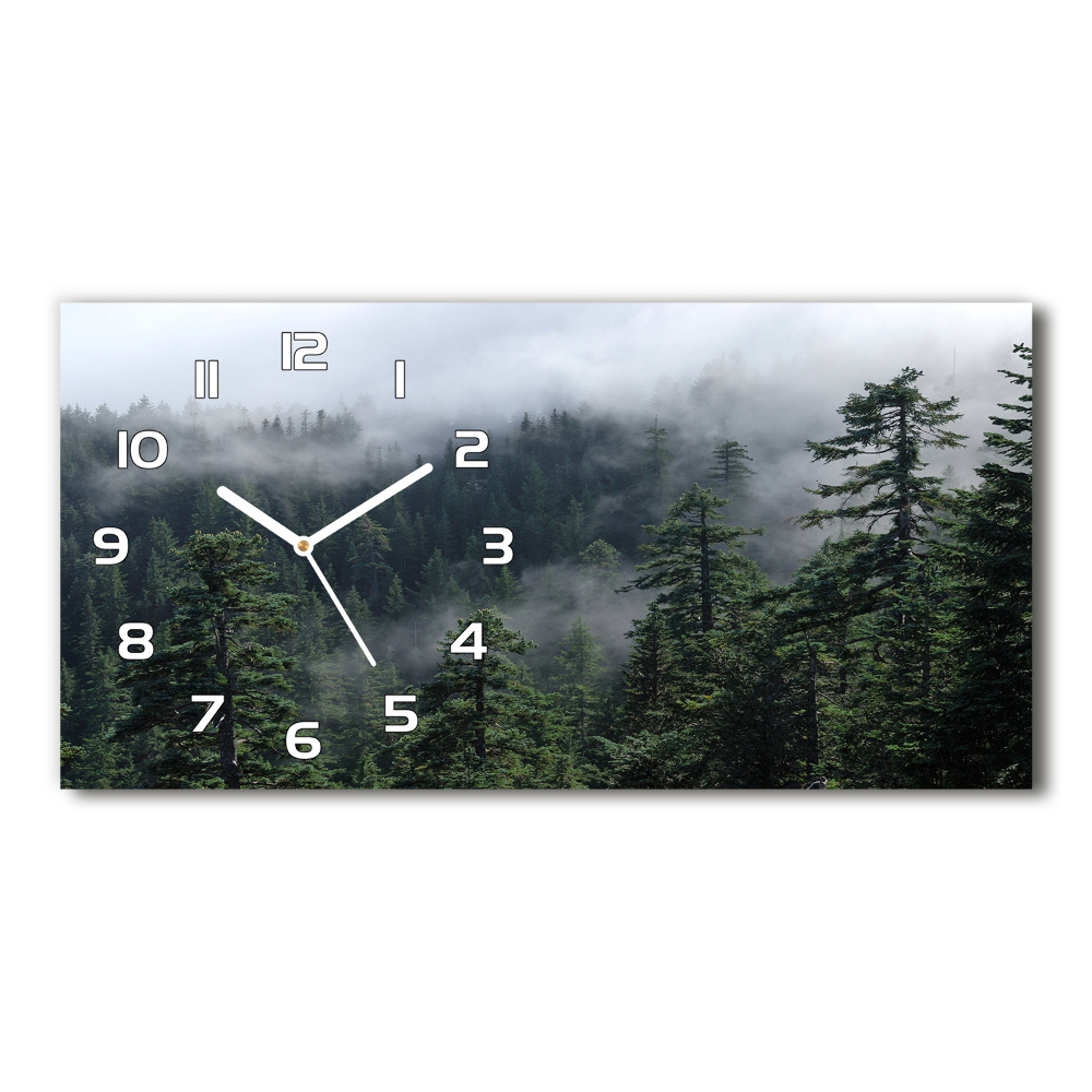 Horloge horizontale Brume de forêt