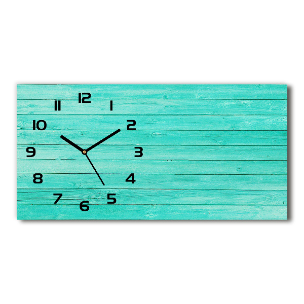 Horloge horizontale Planches vertes