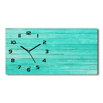 Horloge horizontale Planches vertes