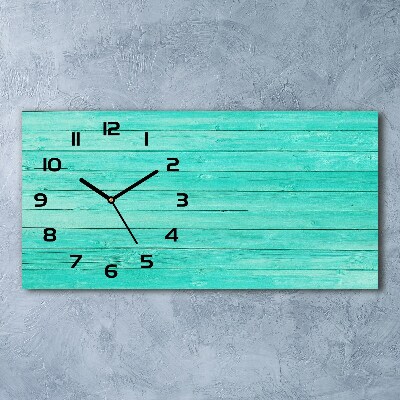 Horloge horizontale Planches vertes