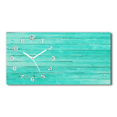 Horloge horizontale Planches vertes