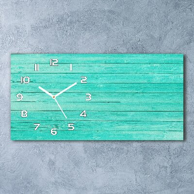 Horloge horizontale Planches vertes