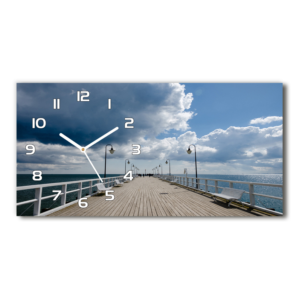 Horloge rectangulaire horizontale Jetée à Orłowo