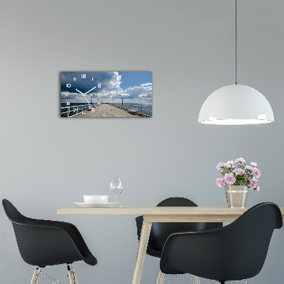 Horloge rectangulaire horizontale Jetée à Orłowo