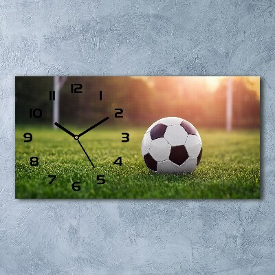 Horloge horizontale Football