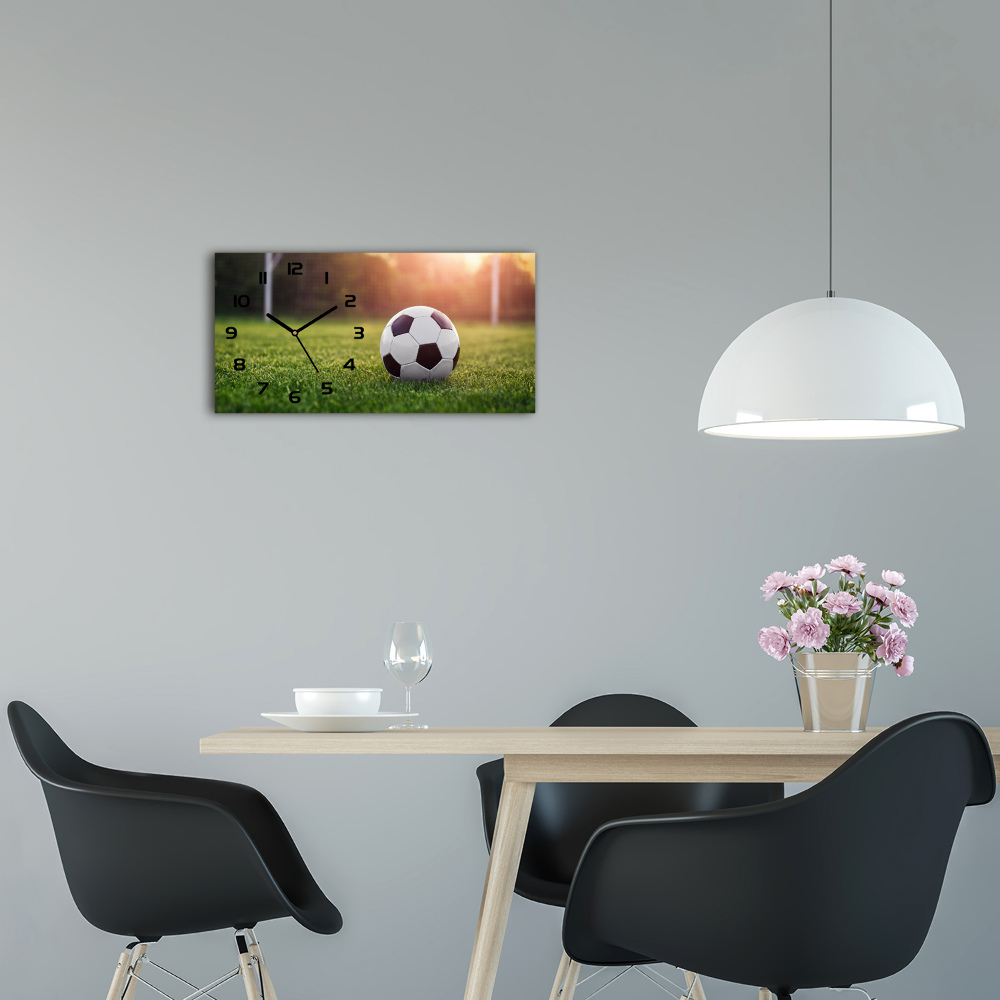 Horloge horizontale Football