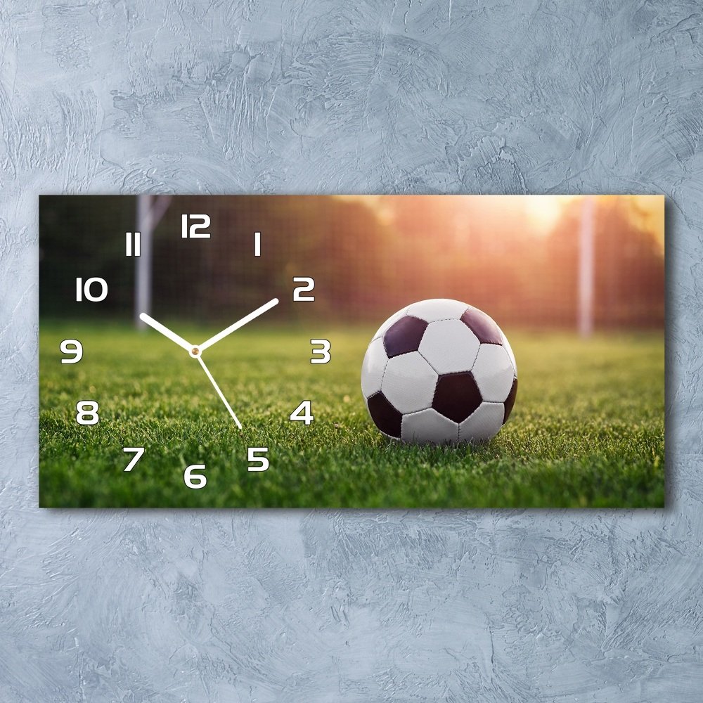 Horloge horizontale Football